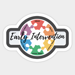 Early Intervention Puzzle Sticker